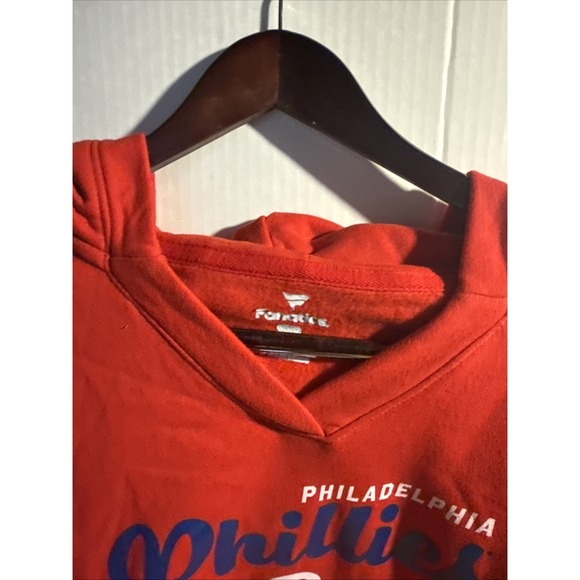 Philadelphia Phillies Fanatics Women's V-Neck Hoodie Size Medium Brand New - Picture 4 of 7